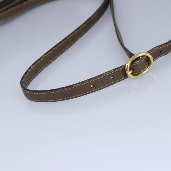 GUCCI GG Supreme Web Sherry Line Shoulder Bag PVC Beige Red 001 115 Auth 97895 - Picture 7 of 16